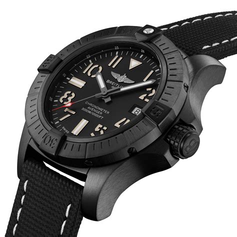 breitling avenger seawolf black working chronograph|Breitling Avenger seawolf chrono.